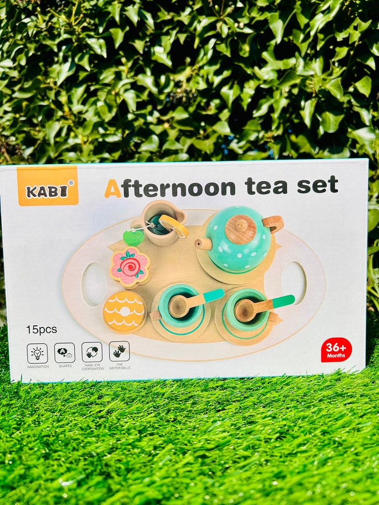 SET HORA DEL TE MADERA