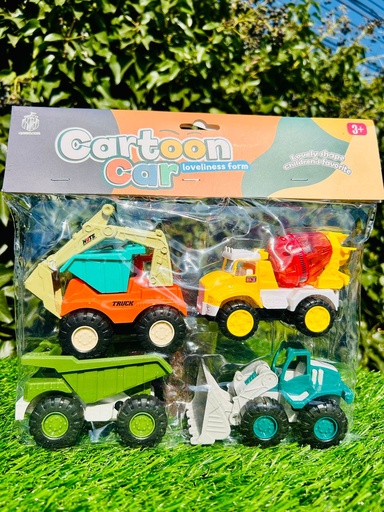 SET 4 VEHICULOS DE CONSTRUCCION