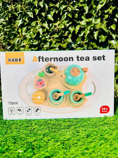 SET HORA DEL TE MADERA